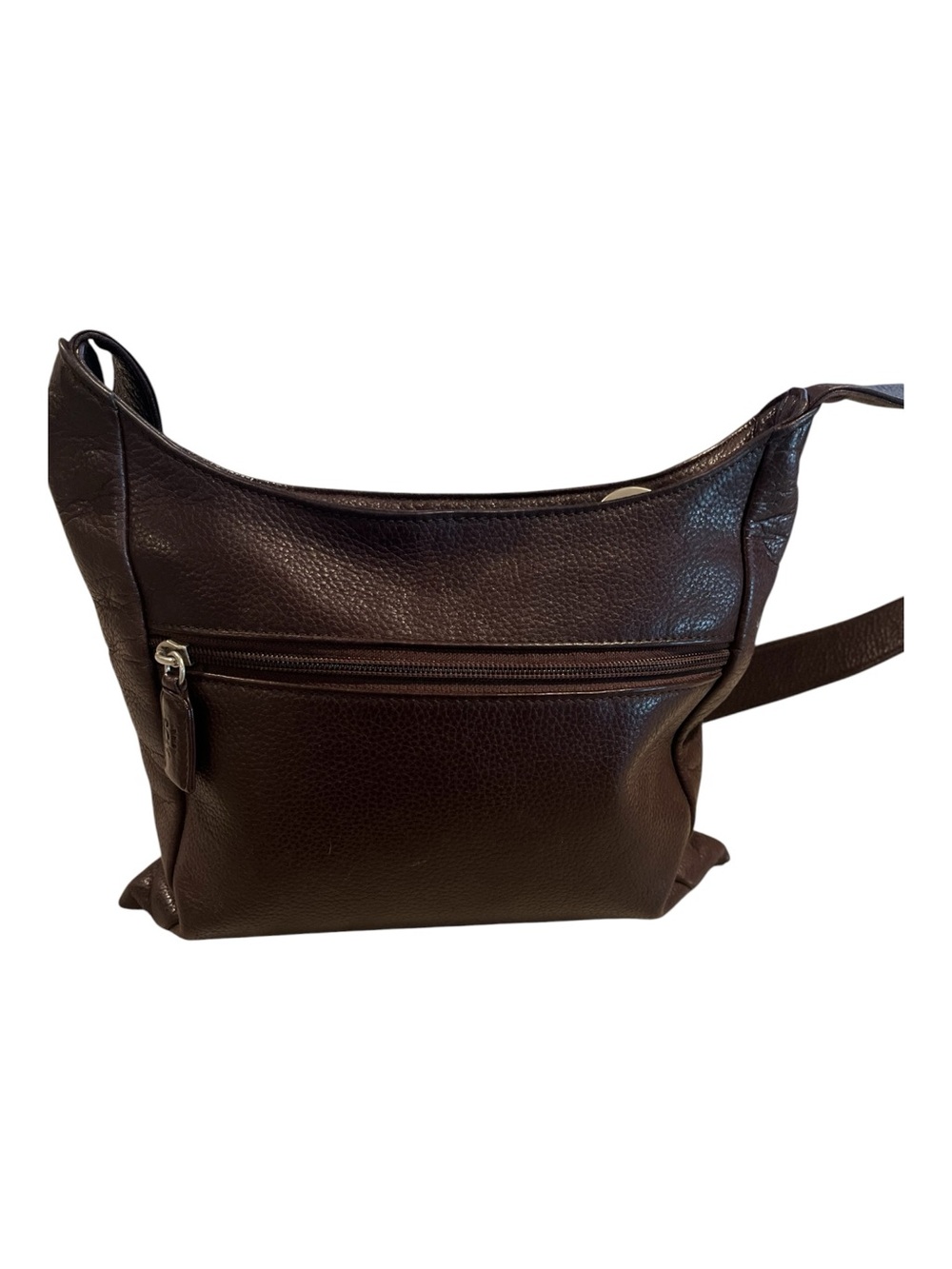 The Sak Brown Pebbled Leather Hobo Bag Shoulder Purse Vintage